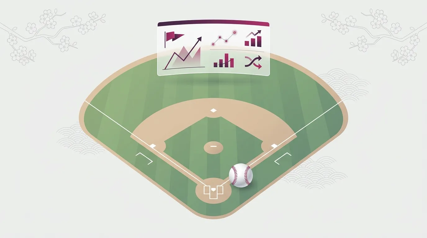 野球（MLB・NPB）のブックメーカー・ベッティングのイメージ